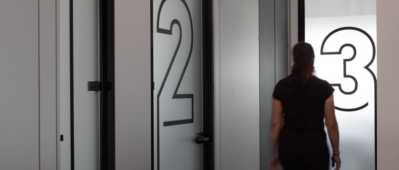 Le porte numerate degli studi medici